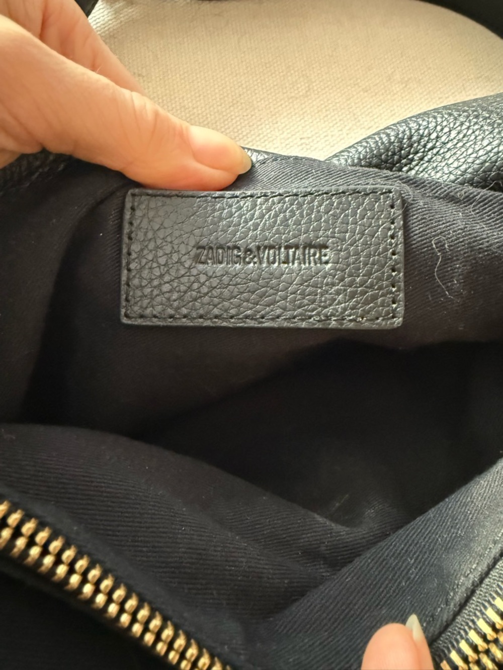 Zadig & Voltaire Embellished Logo
Foldover Shoulder Bag - Picture 3 of 4